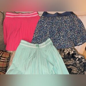 NWT Abercrombie Kids A&F ypb your personal best girls pleated skort size 11/12